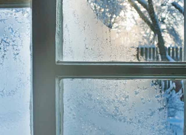 جلوگیری از یخ‌زدگی پنجره‌ها